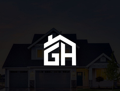 gh real estate logo broker g logo gh gh logo h logo home logo house logo logodesign luxury home mortgage logo property real estate logo realtor roof logo