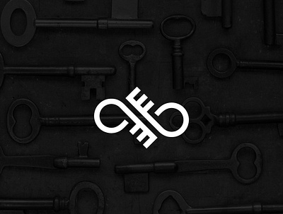 EE key logo app brand ee logo emblem logo creative round guard logo icon key art key logo lock logo logo design modern security logo shield logo typography