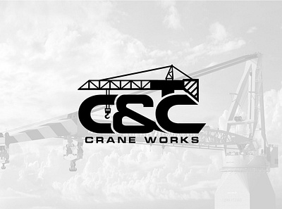 Crane/Construction logo branding construction logo crane logo logo design typography