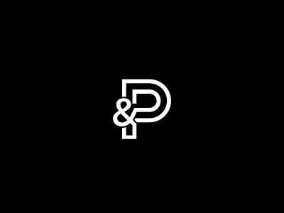 P&P 2019 black white brand branding design emblem logo creative round flat illustration logo logo design modern p pattern photoshop pink poster pp trend typography vector