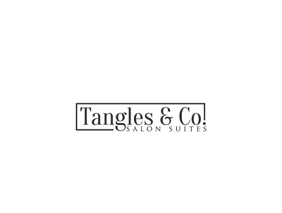 Tangles Co salon suites brand branding emblem logo creative round flat illustration logo design modern sale salon salon app suites ui