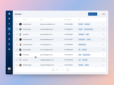 Data Table UI