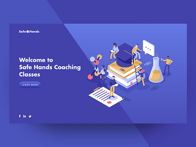 Safe Hands Website Landing Page