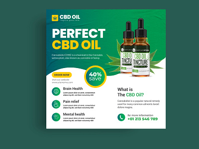 CBD Oil Social Media Post