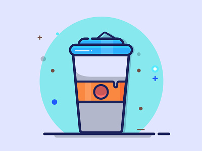 coffee coffee fastfood food illustration mug design vector illustration