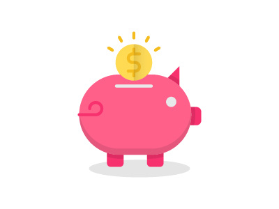 Piggy Bank Icon banking business finance flat icon logo piggy bank savings