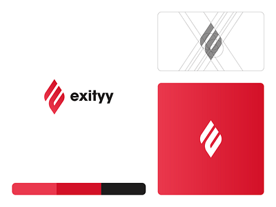 Exityy branding design e e logo lettermarkexploration logo logo design