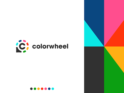 Color Wheel branding color colorful design lettermark lettermarkexploration logo logo design wheel