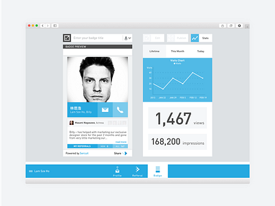 Blanc / Tatatap Inc. ui ux