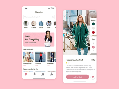 Fashion App Design