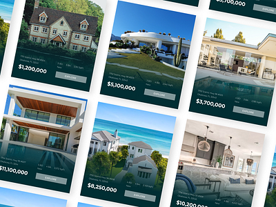 Gallery Card of Real Estate Website