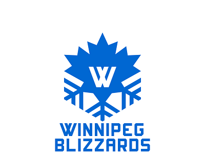 Winnepeg Blizzards Updated branding logo sportsbranding