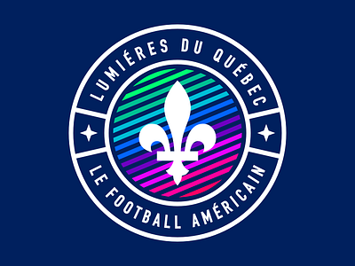 Quebec Lights/Lumieres du Québec branding logo sportsbranding