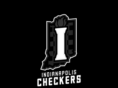 Indianapolis Checkers branding logo sportsbranding
