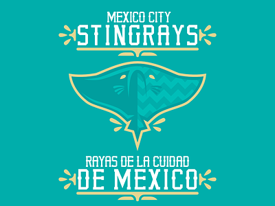 Mexico City Stingrays branding logo sportsbranding