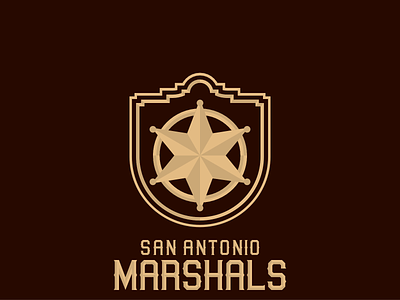 San Antonio Marshals logo sportsbranding