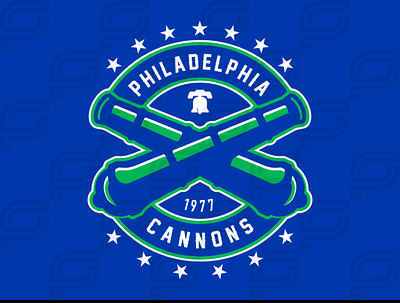 Philadelphia Cannons branding design iaafproject logo sportsbranding