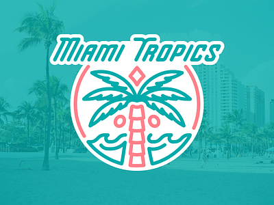 Miami Tropics branding design logo nafaproject sportsbranding