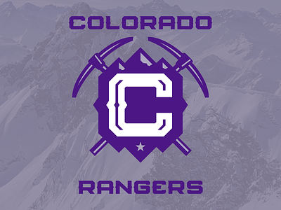 Colorado Rangers branding design logo nafaproject sportsbranding