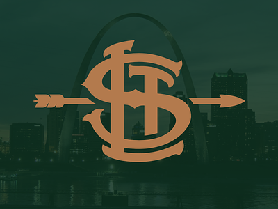 St. Louis Archers affinity designer branding design football graphic design lettermark logo monogram nafaproject sports sports logo sportsbranding st. louis stl stl monogram