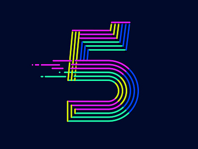 5 lettering logotype type