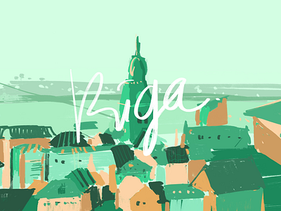 Riga digital artwork graphic illustration illustration