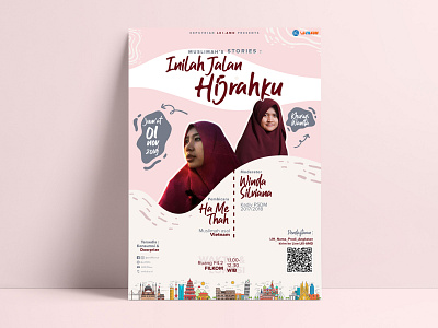 Muslimah Event design graphic design poster poster design