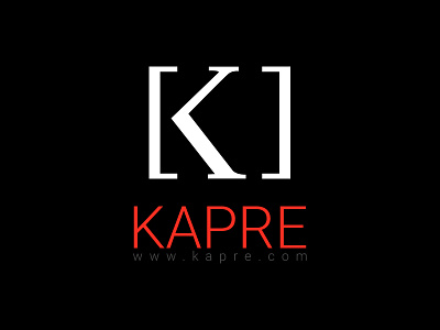 Kapre Logo clothing design dress k logo symbol