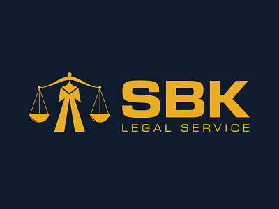 SBK Legal Service Logo adobe illustrator illustration logo