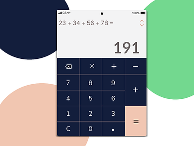 Calculator - DailyUI004 calculator calculator app dailyui dailyui004 figma
