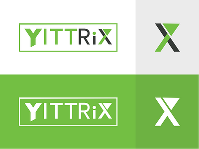 Yittrix-logo branding crm design flat icon illustration logo logo design typography ui ux
