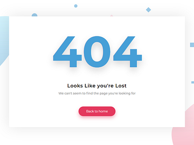 404 Page not found