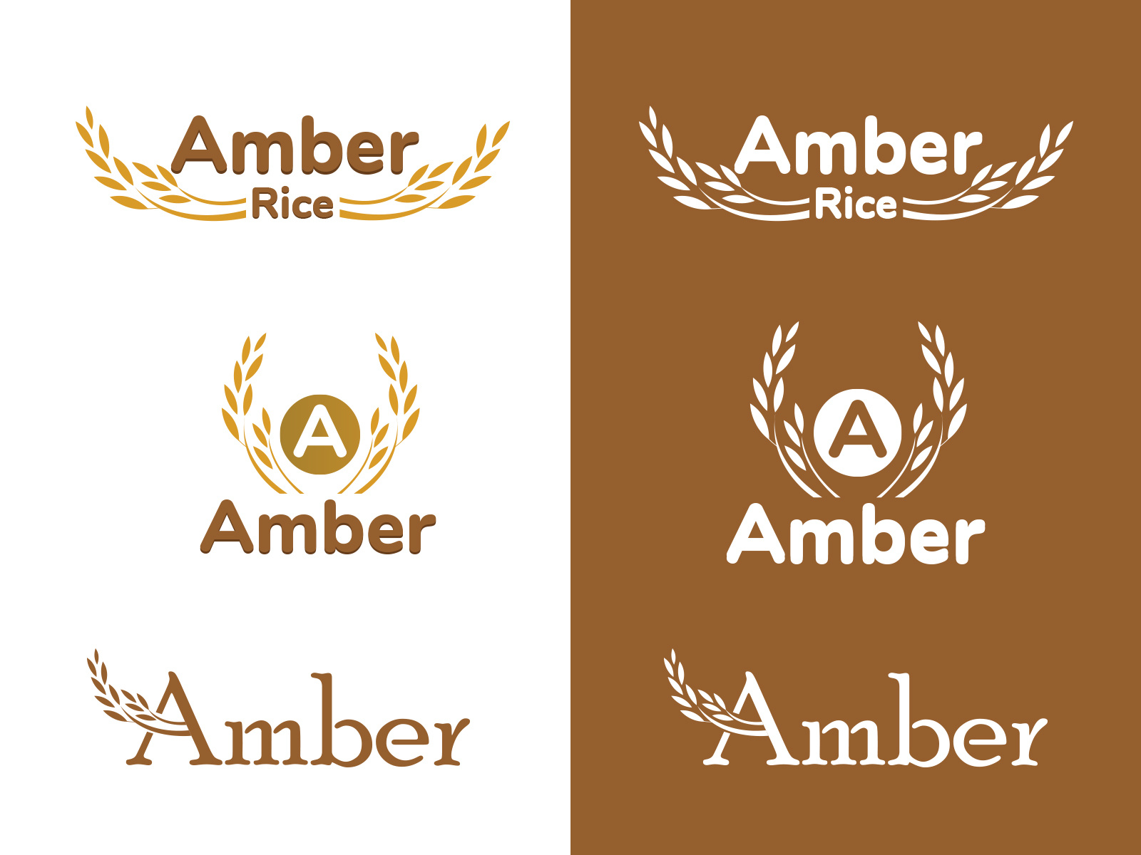 Amber Logo by Gagan Deep on Dribbble