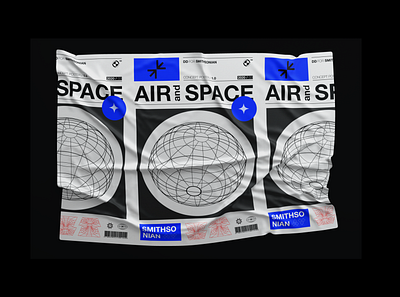 Air + Space Museum Poster Concept blue branding glossier graphic design graphic design helvetica illustration modern poster swiss swiss design swiss style typography vector