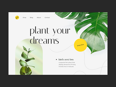 Plant Shop Homepage 🪴