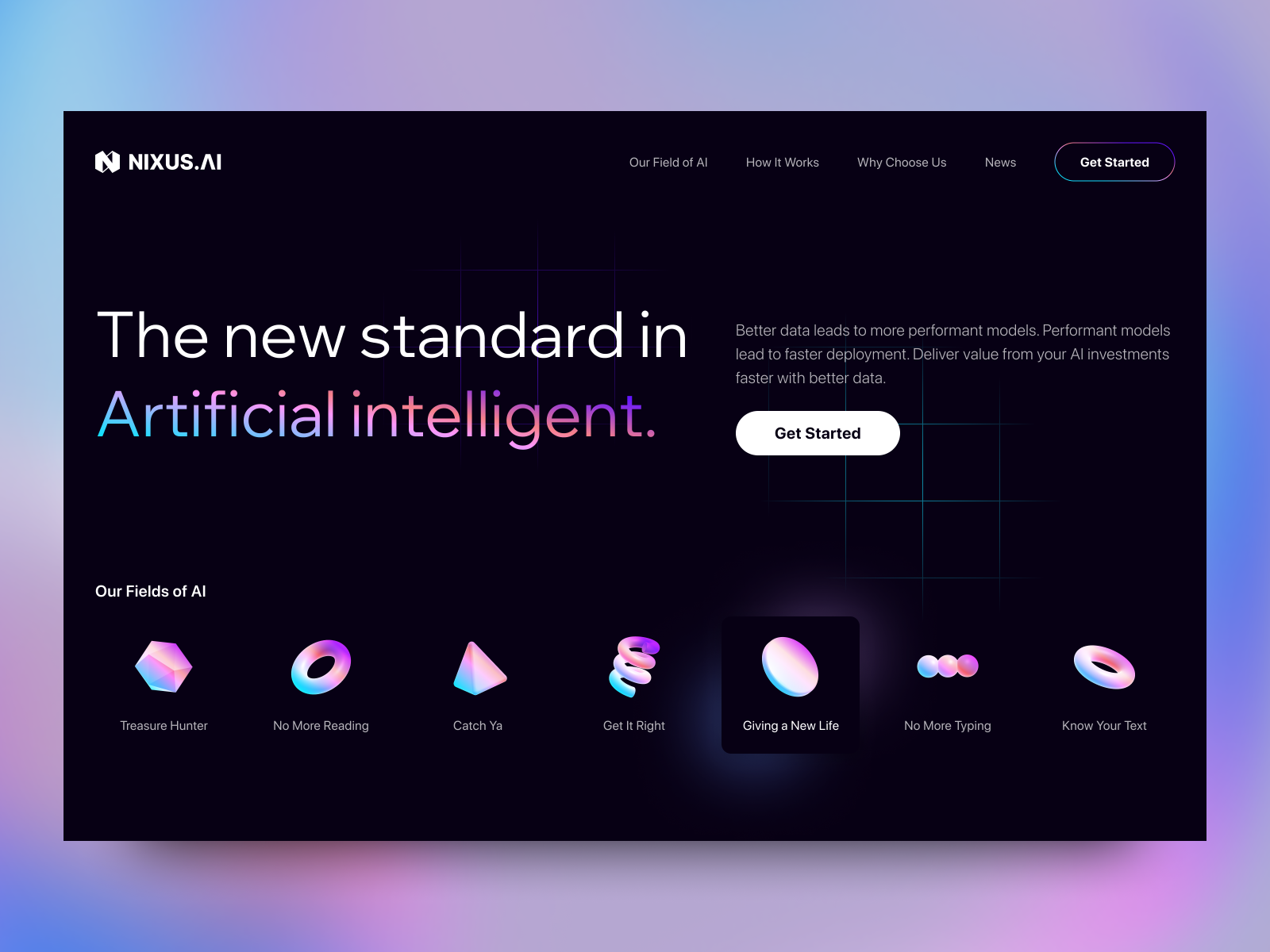 Artificial Intelligent Landing Page Nixus Ai By Phuong Nguyen On Dribbble