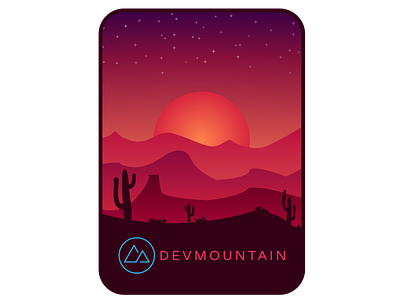 DevMountain PHX branding design illustration web