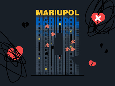 Mariupol design illustration ivano frankivsk ukraine
