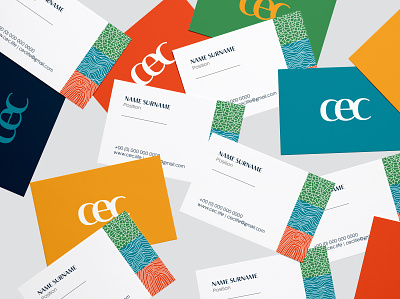Brand Identity Cyprus Eco-Community 2020 branding business card colorful design illustration layout logo typography vector