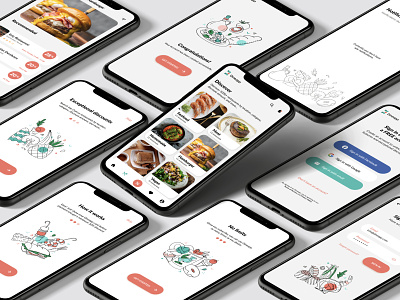 DineApp UI UX Design 2020 app discount app illustration mobile app mobile app design mobile ui restaurant app ui ui ux