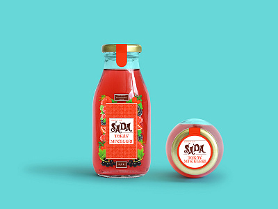 Sada Label Design 2015 berries bottle branding design juice label packagedesign sada