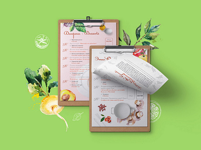 Spring menu 2018 branding branding design creativemenu design food illustraion layouts menu menudesign spring typogaphy vector