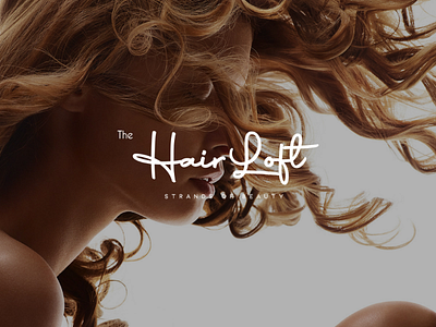 The Hair loft art brand branding creative design graphics hair logos logotype minimal text typography