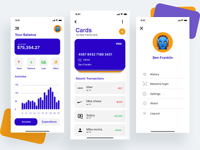 Fintech mobile app concept app apple business creative design design inspiration dribbble finance fintech graphic design ios mobile mobileappdesign startup ui ui design user interface ux ux design vector