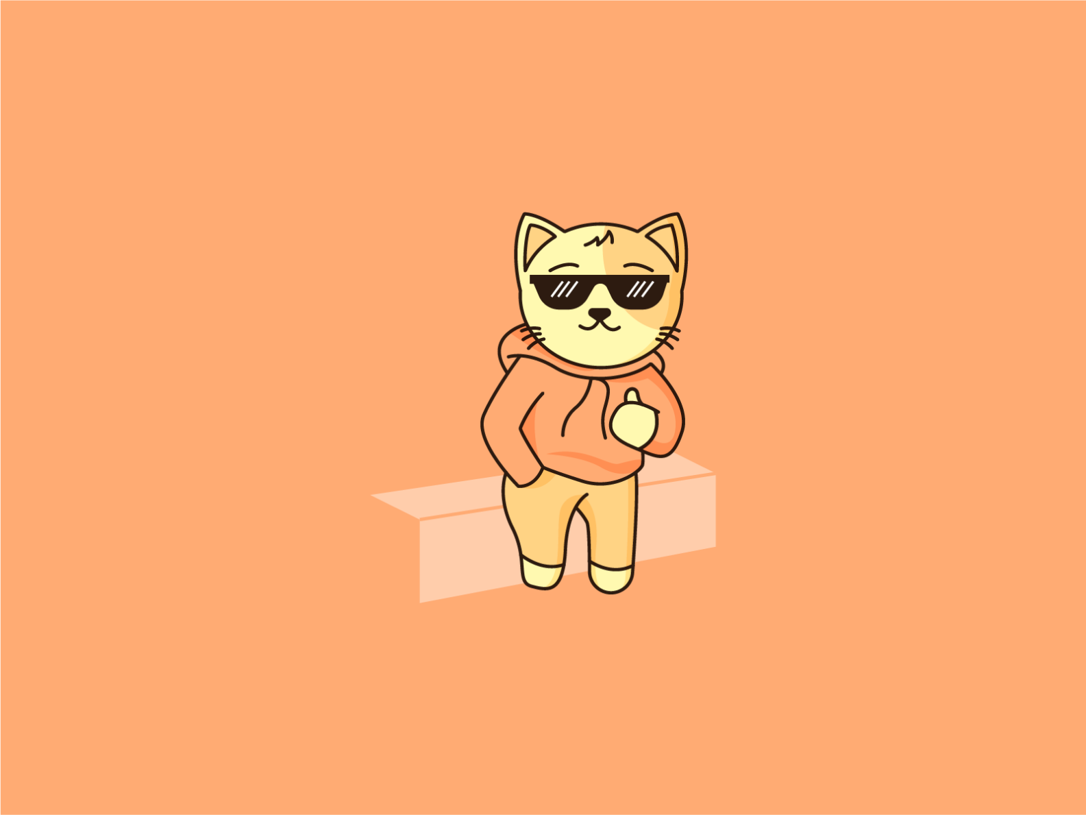 Bro Cat by Wahyu Azizi on Dribbble