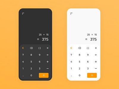 Calculator design-DailyUI 004 app design calculator ui dailyui dailyui 004 design ui