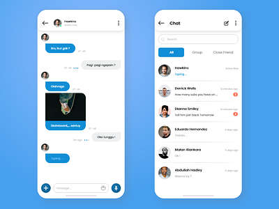 Direct messaging by Wahyu Azizi on Dribbble