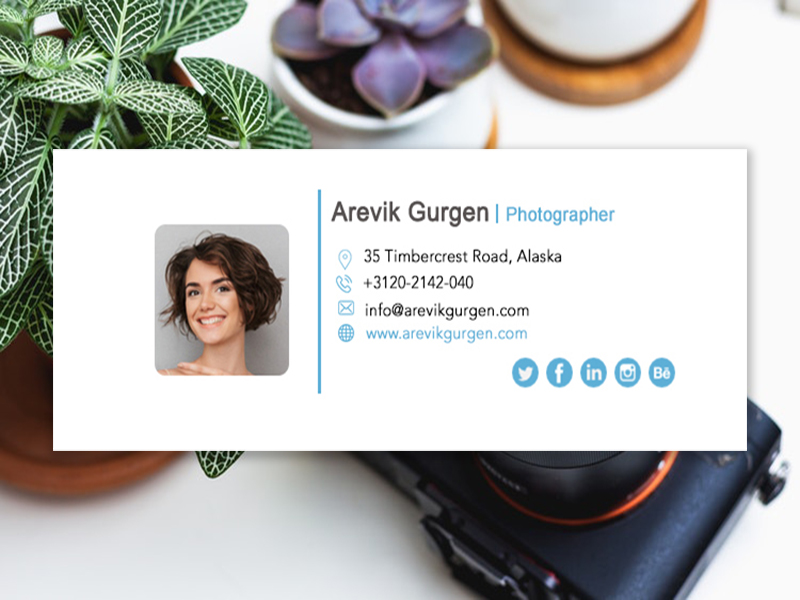 HTML Email Signature by Hametus on Dribbble