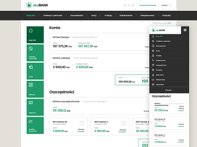 Ekobank - Webdesign, UI/UX