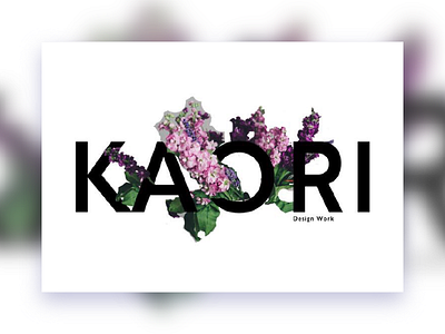 KAORI LOGO design fragrance graphic graphic design japanese logo
